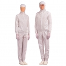 嘉柏利通F-1311白色拉鏈?zhǔn)椒煮w潔凈服 嘉柏利通F-1311白色拉鏈?zhǔn)椒煮w潔凈服