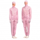 嘉柏利通F-1313粉色拉鏈?zhǔn)椒煮w潔凈服 嘉柏利通F-1313粉色拉鏈?zhǔn)椒煮w潔凈服