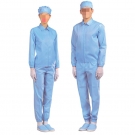 嘉柏利通F-2212藍色翻領(lǐng)拉鏈?zhǔn)椒煮w潔凈服 嘉柏利通F-2212藍色翻領(lǐng)拉鏈?zhǔn)椒煮w潔凈服