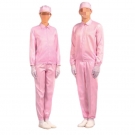 嘉柏利通F-2213粉色翻領(lǐng)拉鏈?zhǔn)椒煮w潔凈服 嘉柏利通F-2213粉色翻領(lǐng)拉鏈?zhǔn)椒煮w潔凈服