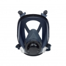 朝美7501頭戴式硅膠雙濾盒全面罩防毒面具