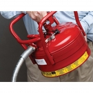 Justrite杰斯瑞特7325130 D.O.T.II型Accuflow鋼制安全罐2.5加侖