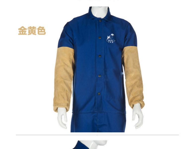 威特仕44-2319牛二層芯皮防火阻燃套袖圖片10