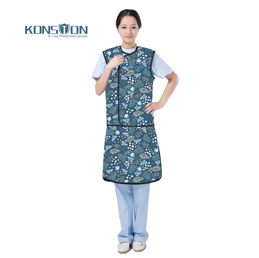 康仕盾KSDA004A分體雙面式無袖鉛防護(hù)圍裙圖片