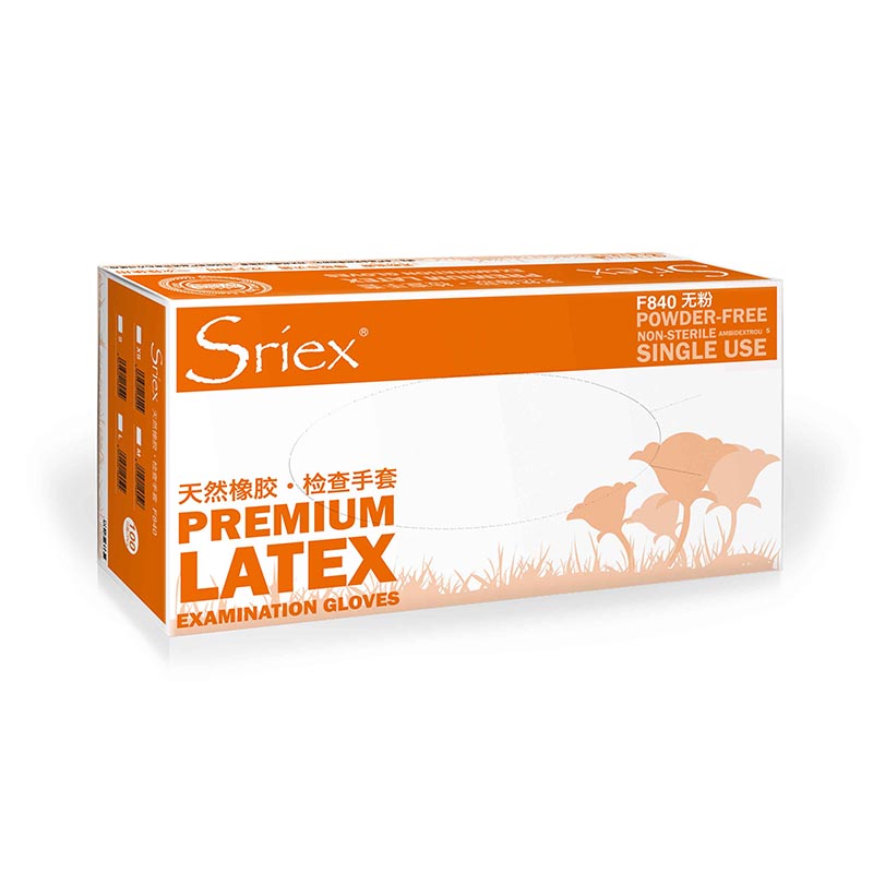 施?？礢riex F840天然乳膠檢查手套圖片