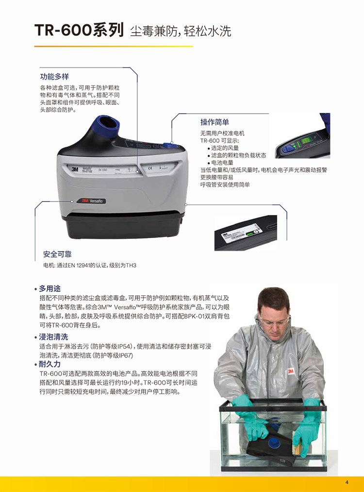 3M TR-6310E電動送風(fēng)機濾毒盒