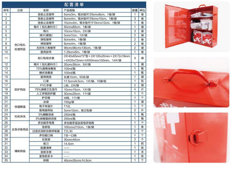 藍(lán)帆醫(yī)療BG-T001?；髽I(yè)急救箱圖片