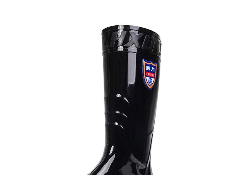 回力868黑色PVC防滑雨靴圖片12