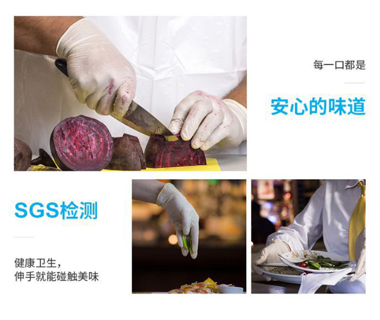 施?？礔890一次性無(wú)粉非滅菌橡膠檢查手套圖片6