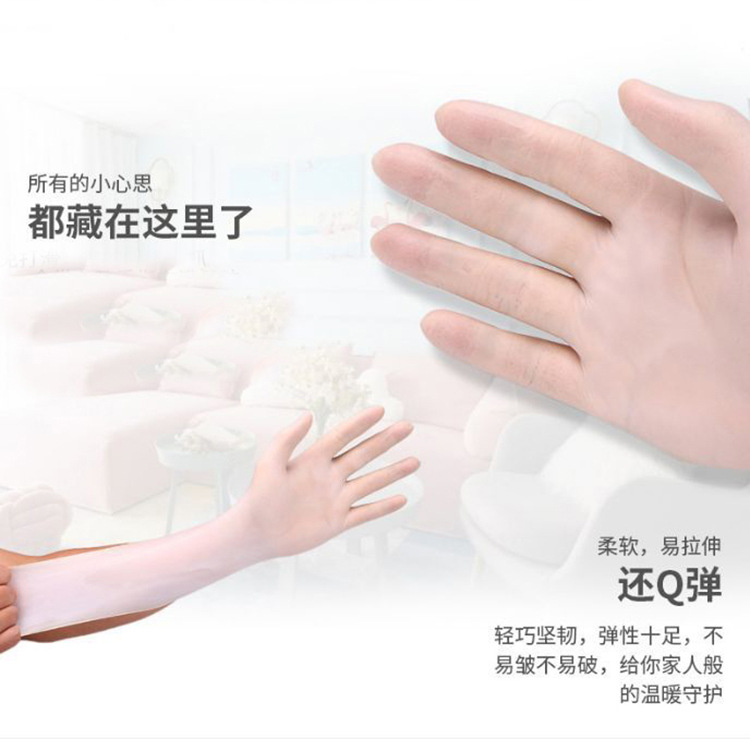 施?？礔890一次性無(wú)粉非滅菌橡膠檢查手套圖片8