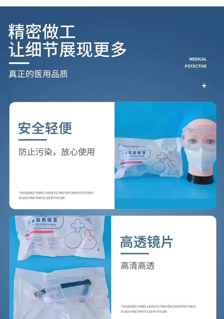 中藍醫(yī)用隔離眼罩5