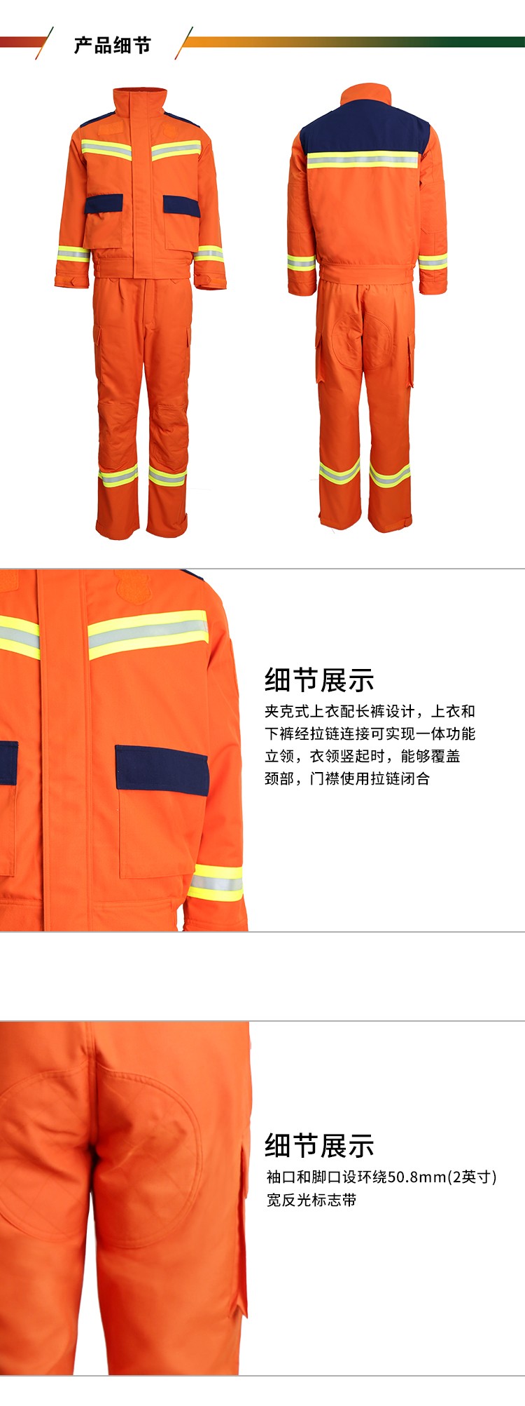 優(yōu)普泰RJF-F1B冬款搶險(xiǎn)救援服03