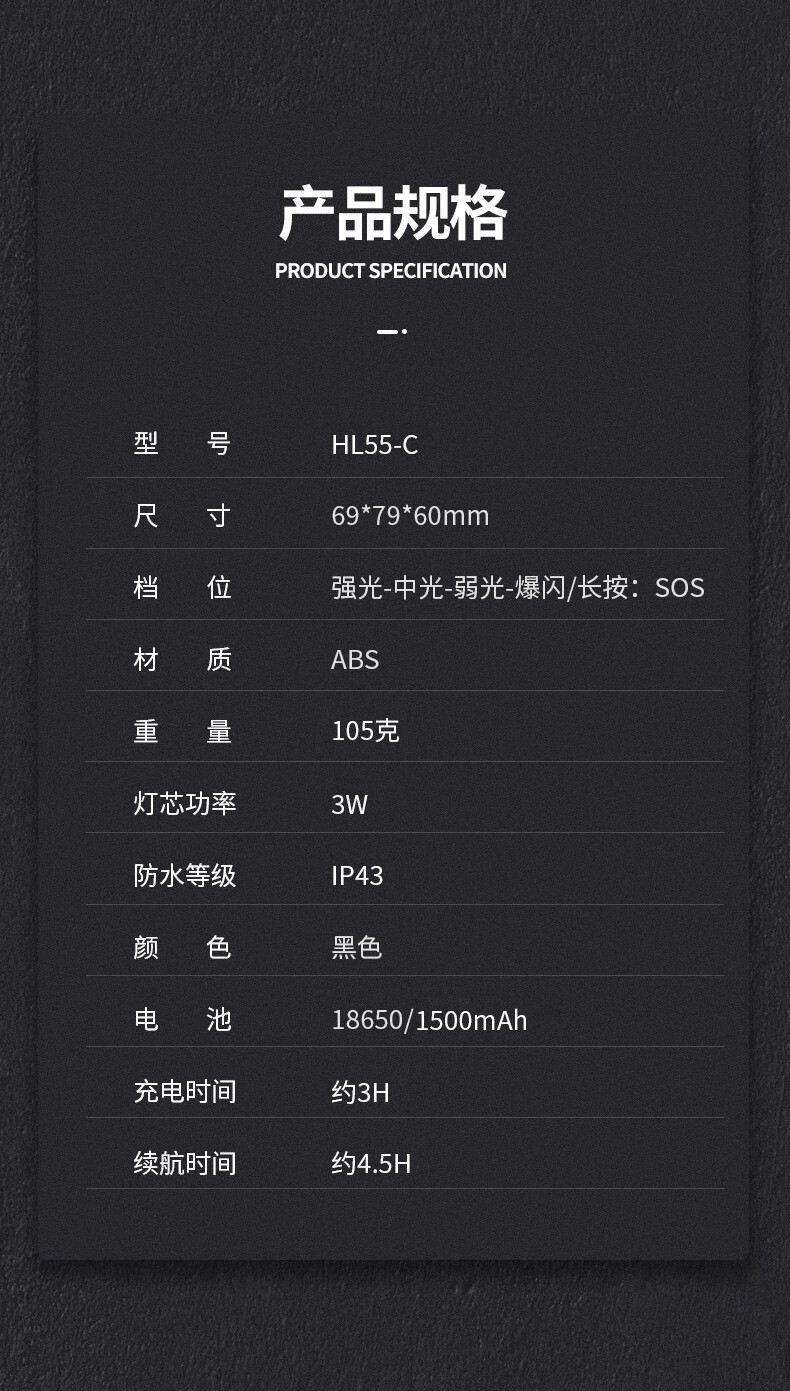 神火HL55-C智能感應(yīng)揮手即亮強(qiáng)光遠(yuǎn)射戶(hù)外多用頭燈12.jpg