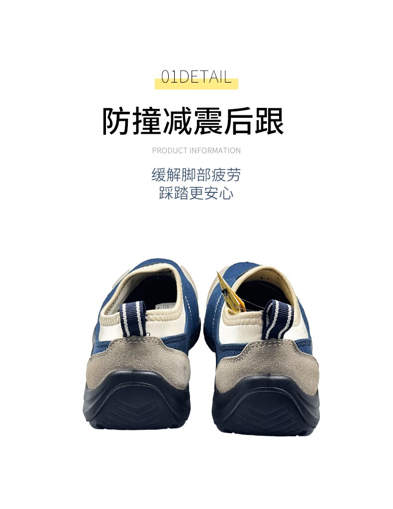STANLEY史丹利ST6160藍(lán)色透氣網(wǎng)布防砸防刺穿安全鞋9