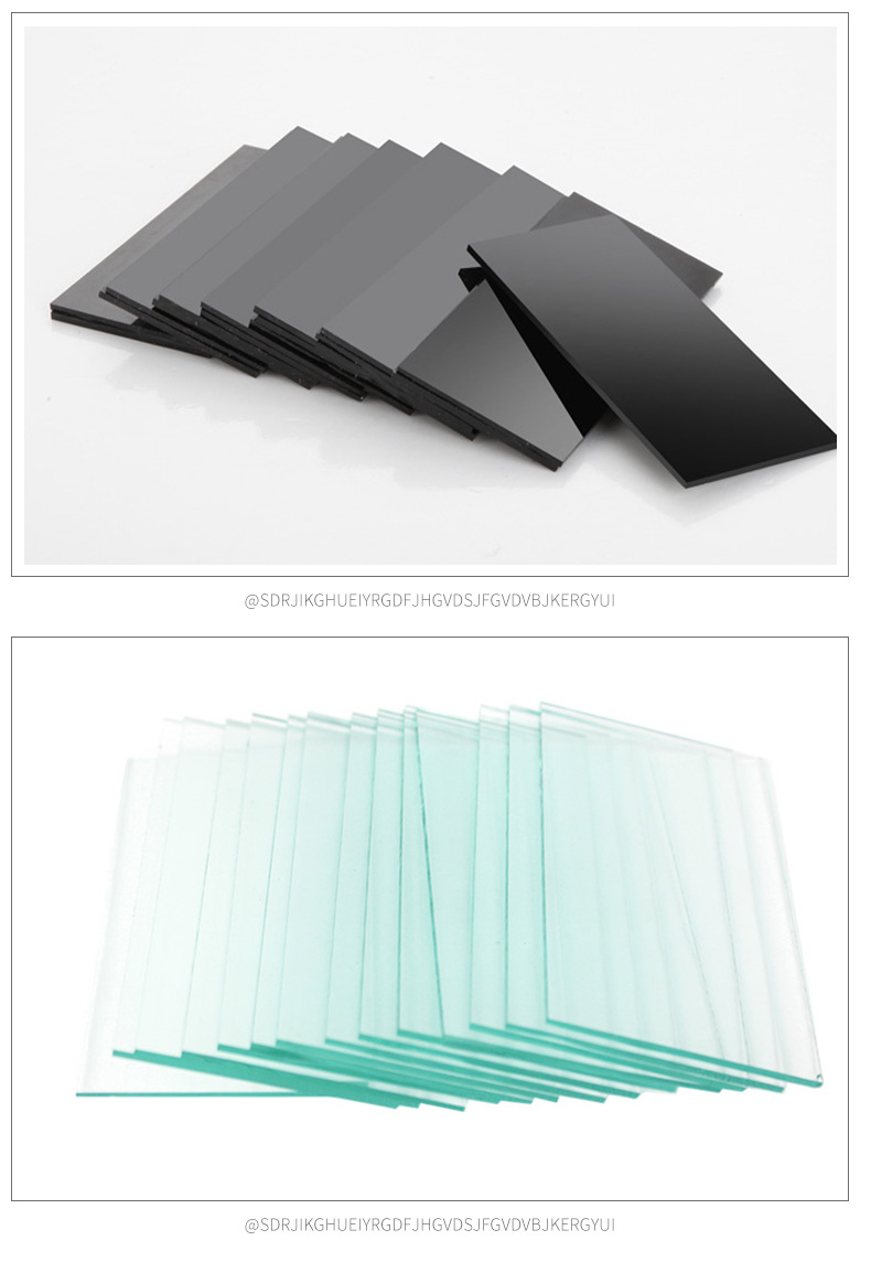定和DH442透明色電焊面罩焊接面屏專用替換片7