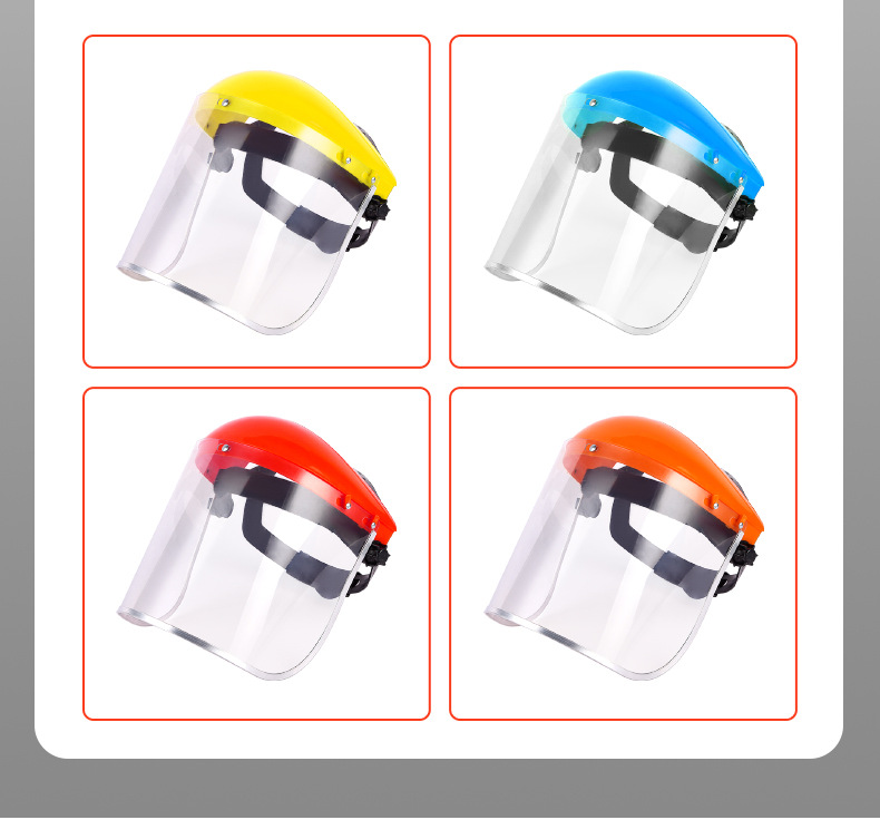 定和DH20151防護(hù)面屏PC鋁包邊防沖擊防飛濺面罩6