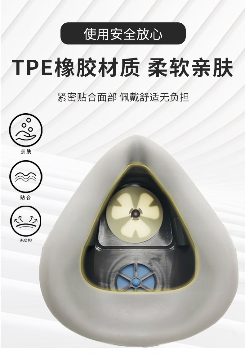 STANLEY史丹利ST2210橡膠半面罩防塵面具4