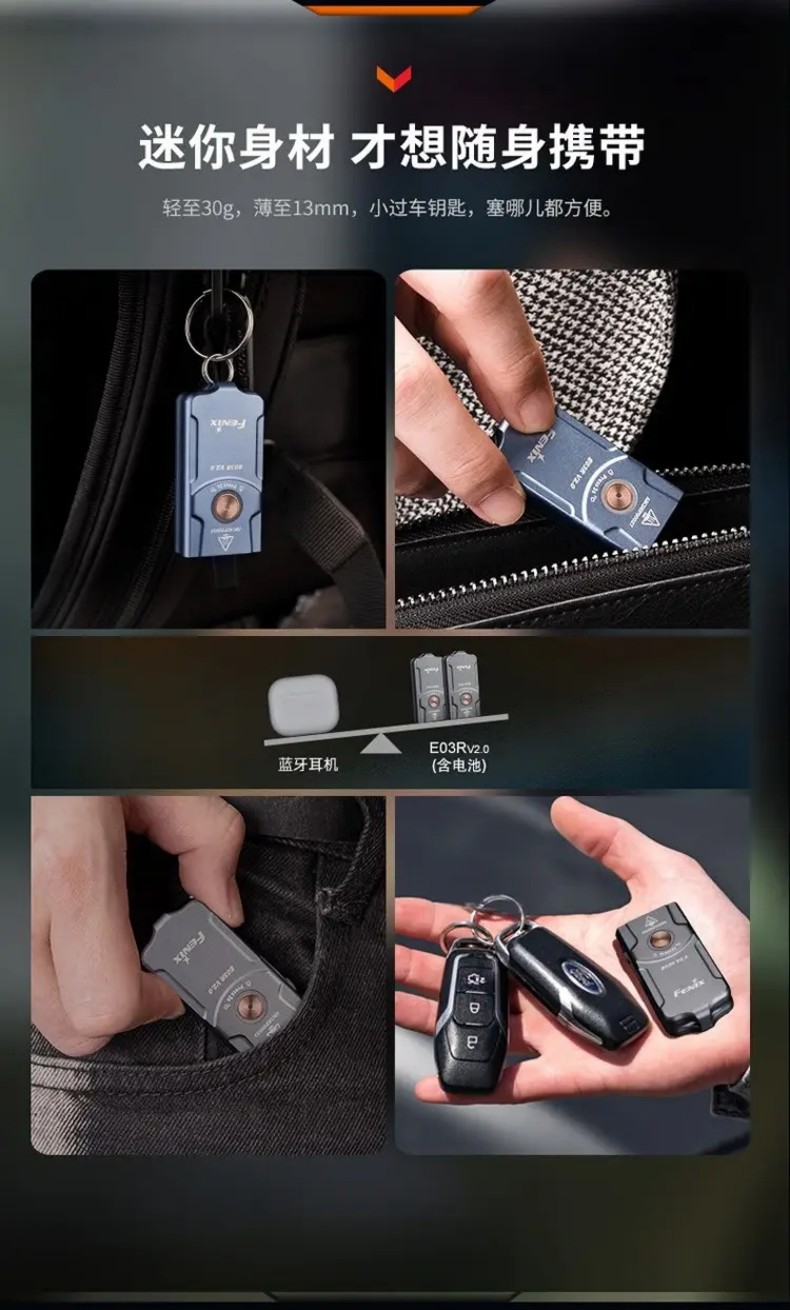 FENIX菲尼克斯E03R E系列全金屬高亮鑰匙扣手電3.jpg