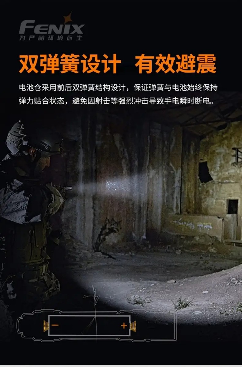 FENIX菲尼克斯PD36 TAC PD系列純機(jī)械戰(zhàn)術(shù)小直筒手電10.jpg
