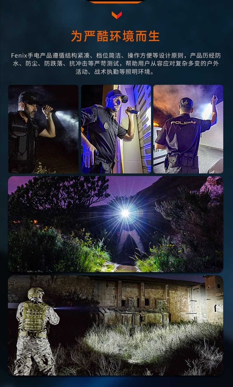 FENIX菲尼克斯PD36R PD系列充電戰(zhàn)術(shù)小直筒手電14.jpg