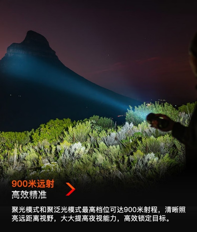 FENIX菲尼克斯LR40R LR系列超高亮聚泛光搜索手電3.jpg