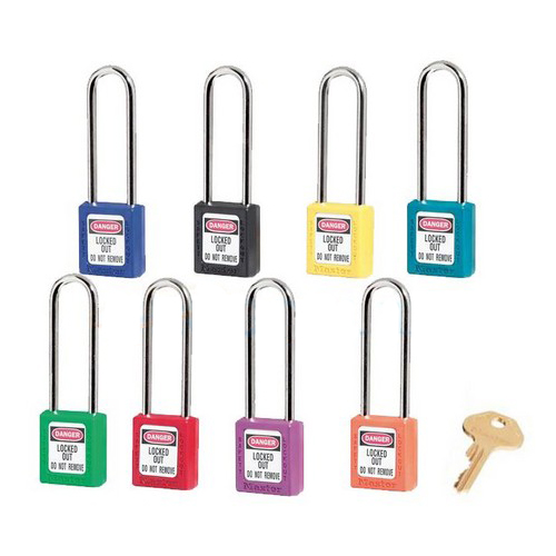 瑪斯特411MCNLTBLU藍(lán)色XENOY工程塑料安全掛鎖