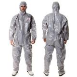 3M4570防護(hù)服帶帽連體防強(qiáng)酸堿C級(jí)防化服