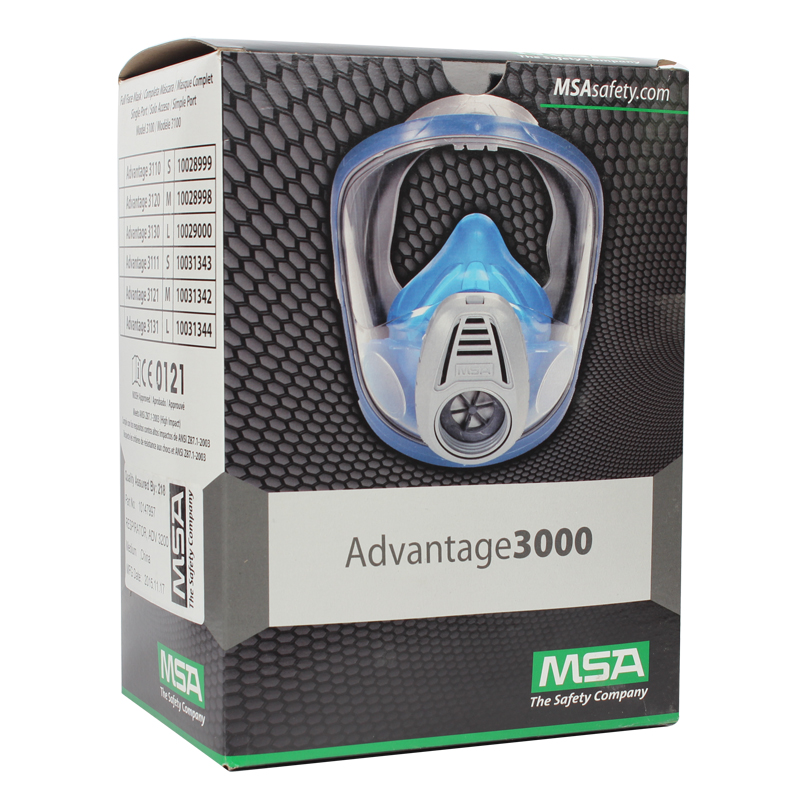 梅思安10147997 Advantage3100全面罩防毒面具中號(hào)