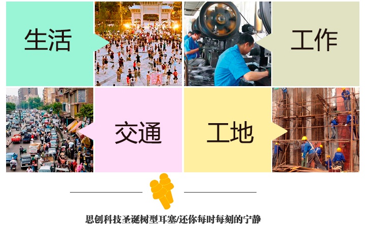 思創(chuàng)ST-1280硅膠防噪音耳塞在生活、交通、工地等領(lǐng)域使用