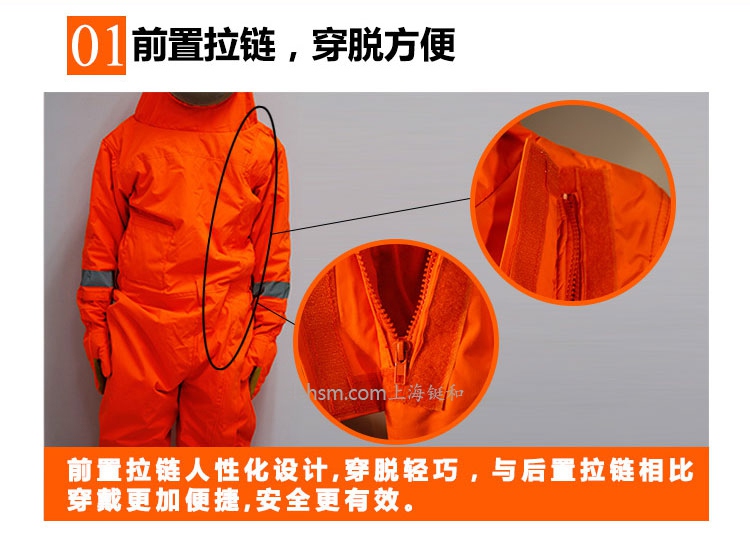 DH1030風(fēng)扇型防蜂服前置拉鏈，穿脫方便